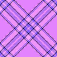 Model seamless plaid tartan, decoration pattern check fabric. Man background textile texture in purple and indigo colors. vector
