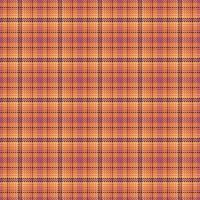 Drapery tartan plaid check, continuity background textile . Styled seamless texture pattern fabric in orange and red colors. vector