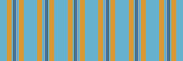 Plank pattern lines background, place seamless texture. Styling vertical stripe fabric textile in cyan and golden orange colors. vector