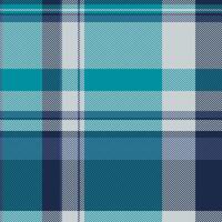 Costume background pattern check, painting textile seamless . Indian plaid fabric tartan texture in cyan and white colors. vector
