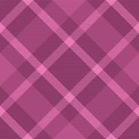 Multicolor textile plaid, choice seamless background pattern. Uniform texture fabric check tartan in pink color. vector