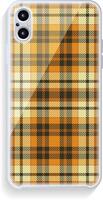 Smartphone cover design mockup. Template geometric pattern for mobile phone back part. Flat design. vector
