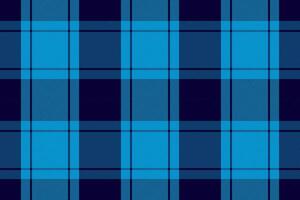 Tartan plaid pattern in blue. Print fabric texture seamless. Check background. vector