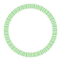 Round frame vintage pattern design template. Circle border designs plaid fabric texture. Scottish tartan background for collage art, gif card, handmade crafts. vector