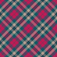 Plaid pattern seamless. Check fabric texture. Stripe square background. textile design. vector