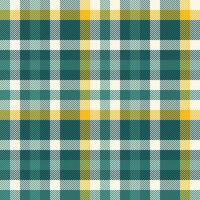 Long textile plaid tartan, scrap pattern fabric check. Youth texture seamless background in teal and cyan colors. vector