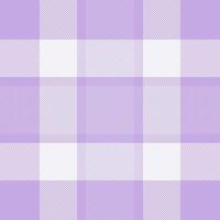 Style textile plaid, fall tartan background check. Mix fabric seamless texture pattern in light and white colors. vector