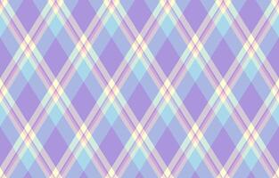 Argyle pattern of geometric rhombus. Harlequin check wallpaper design. Classic diamond shaped textile material for web background, print fabric clothing, sweater, wrapping paper, gift card, invitation vector