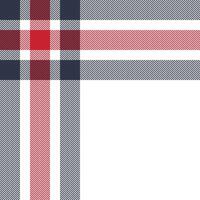 Plaid check pattern. Seamless fabric texture. Tartan textile print. vector