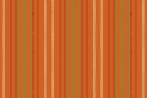 Row lines seamless background, website fabric vertical. Realistic stripe textile pattern texture in orange and yellow colors. vector
