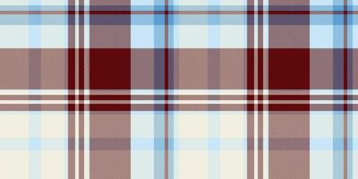 Pop texture tartan, kid plaid pattern background. Plain seamless textile check fabric in white and red colors. vector