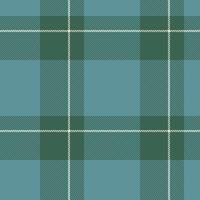 Collection textile check pattern, regular background seamless tartan. Tone fabric texture plaid in mint and cyan colors. vector