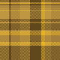 Image textile background fabric, plank seamless check. Interior pattern texture tartan plaid in amber color. vector