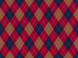 Argyle pattern seamless. Fabric texture background. Classic argill ornament vector