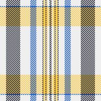 Gift paper texture textile plaid, stitched seamless check . Dog tooth pattern fabric background tartan in white and amber colors. vector