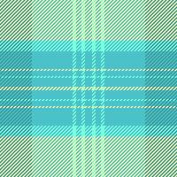 Basic check textile seamless, oriental texture tartan . Romantic background fabric plaid pattern in cyan and yellow colors. vector