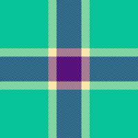 Patterned textile tartan , girly fabric texture pattern. Punk check background plaid seamless in teal and purple colors. vector