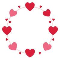 Valentine's day clipart - heart frame vector