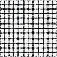 A black and white checkered fabric pattern vector
