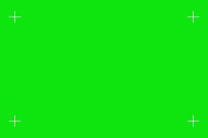 Green screen chroma key background, viewfinder camera frame, film screen template, overlay. Cinema display with grid. vector