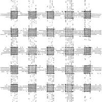 A black and white plaid pattern with squares vector