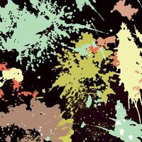 A colorful background with paint splatters vector
