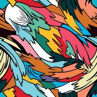 A colorful abstract pattern background with many different colors vector