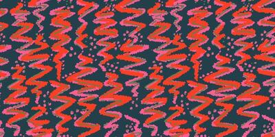 Abstract organic shapes seamless pattern. Colorful background with hand drawn unique forms print. Contemporary texture ornament. vector