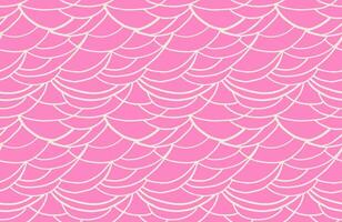 Plain texture with curved wavy lines seamless pattern. Abstract organic shapes printing on a pink background. hand drawn sketch doodle. Contemporary minimalist ornament. vector