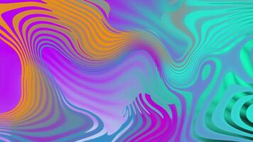 Holographic Gradient Cycle Slow Motion Abstract Background. video