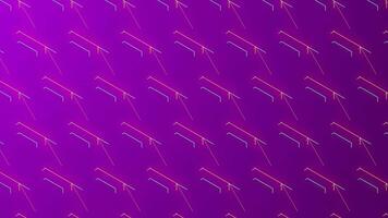 Neon lines pattern abstract animated background. video