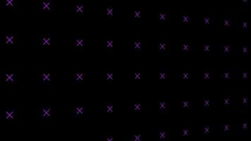 Abstract animated background with purple crosses, concepts, ideas, 4k, seamless loopable element video