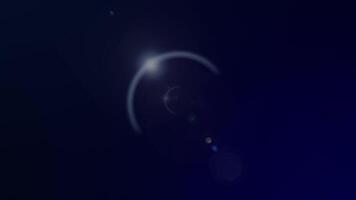 Abstract Background With Light Circles tunnel of shiny light chromatic lens flare effects video