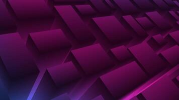 Abstract 3d cubes minimal smart city with skyscrapers abstract background. video