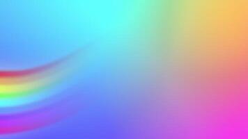 Rainbow for hope, pride and wish optimism background. video