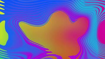 Holographic abstract Soft Gradient Cycle Slow Motion Background Loop video