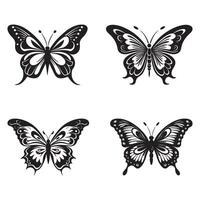 A set of butterflies illustration Graphics vector