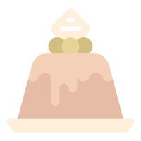 Chocolate Cake icon for web, app, infographic, etc vector