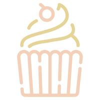 Cupcake icon for web, app, infographic, etc vector