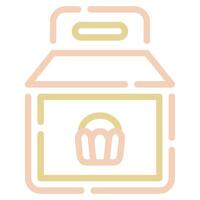 Cake Box icon for web, app, infographic, etc vector