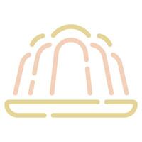Bundt Cake icon for web, app, infographic, etc vector