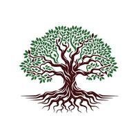 Creative set of a tree design vector