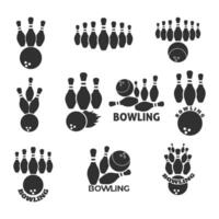 Bowling Illustration Bundle, Vibrant Design for Bowling Lovers, Stylish Bowling Graphics, Modern Art for Bowling Elements, Creative Bowling Elements vector