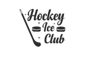 Dynamic Hockey Typography, Hockey Glory, Hockey Vibes, Goal-Driven Typography in Hockey Theme vector