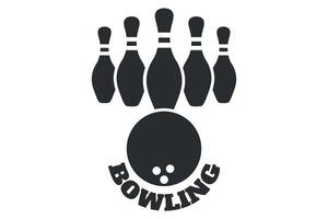 Bowling Illustration, Vibrant Design for Bowling Lovers, Stylish Bowling Graphics, Modern Art for Bowling Elements, Creative Bowling Elements vector
