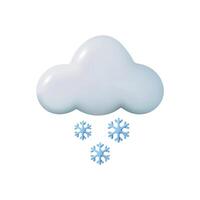 Realistic 3D Blue Cloud with rain and sun. Cute Cartoon Design Isolated on White Background. Weather Illustration concept render objects for Holiday poster, flyer brochure and template. vector