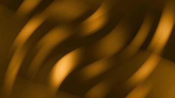 Abstract animation with modern golden tones. video