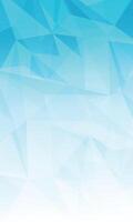 Blue gradient low poly elegant background vector