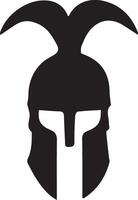 Spartan helmet icon illustration vector
