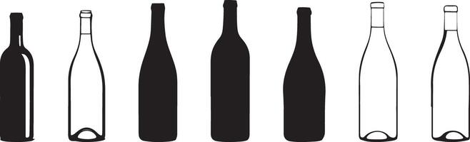A set of baseball bats with different sizes and shapes vector